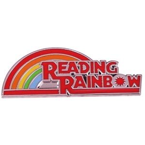 Reading Rainbow TV Series Enamel Lapel Pin Badge Brooch, Pin, Pins
